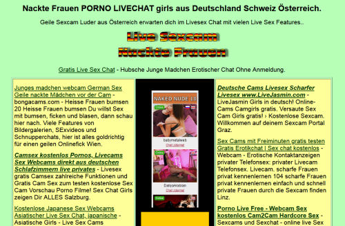 Deutsch Gratis Live Sex Cams mit nackten Girls